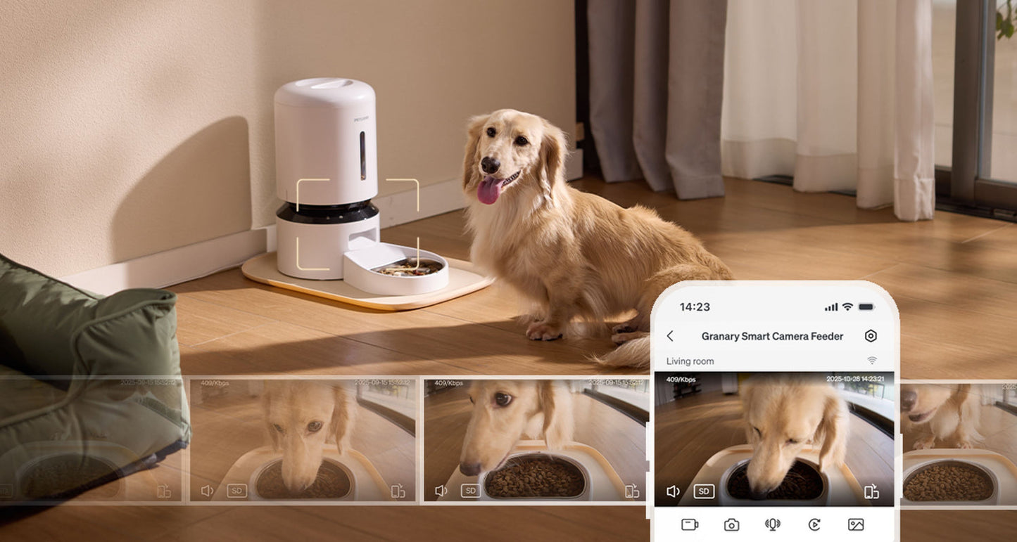 Smart WiFi Automatic Pet Feeder with HD Camera & App Control